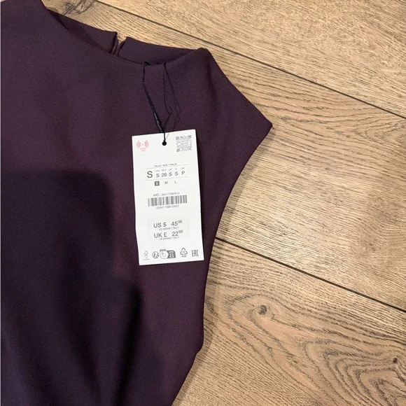 Zara Long Crepe Dress - Picture 5 of 6